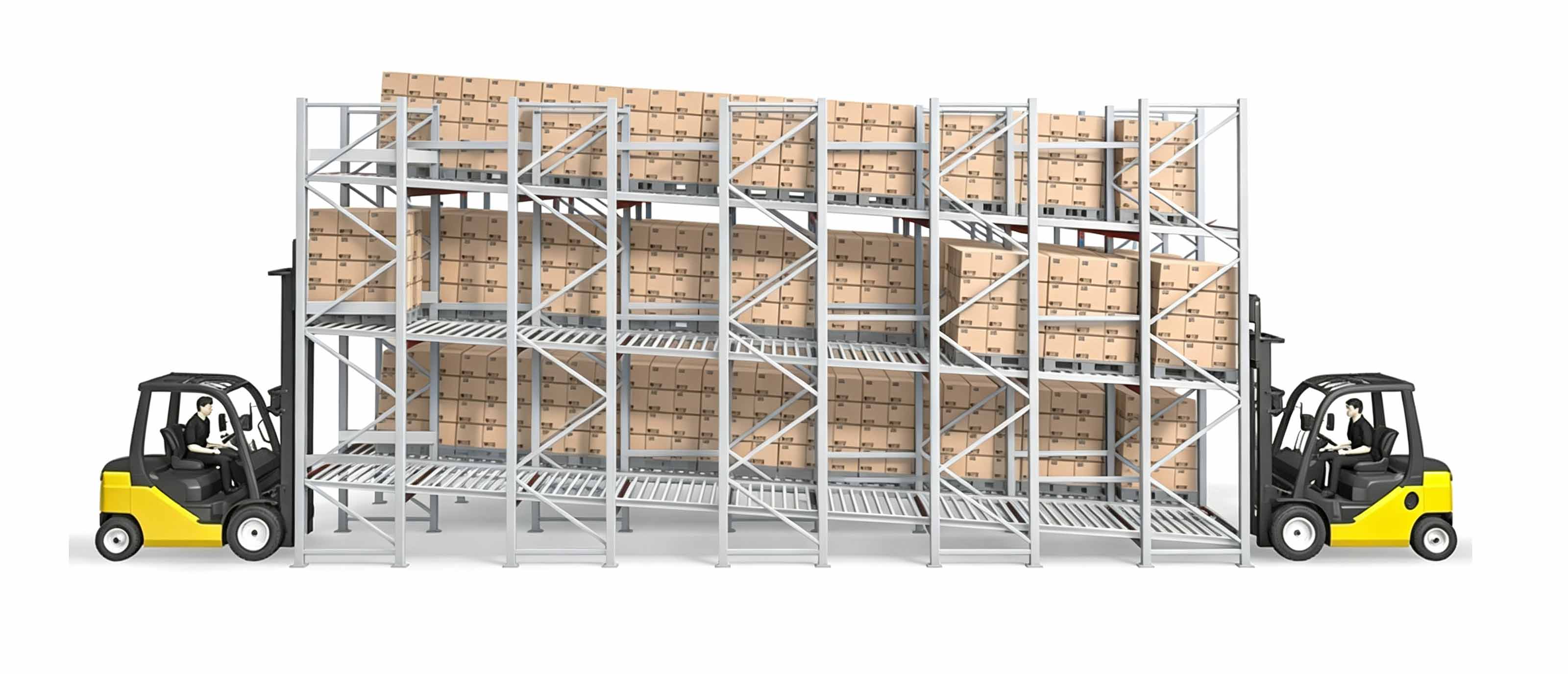 Warehouse Carton Flow Storage Rack Warehouse Carton Flow Storage Rack